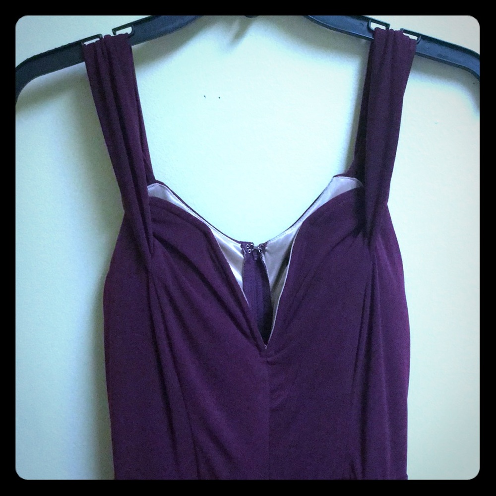 Maroon/Purple dress, floor-length and worn once!